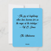 Sinterklaas Rijden Western Kerstmis Feestdagenkaart (Achterkant)