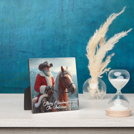 Sinterklaas Rijden Western Kerstmis Fotoplaat (Insitu)