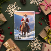 Sinterklaas Rijden Western Kerstmis Kaart