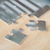 Sinterklaas Rijden Western Kerstmis Legpuzzel (Zijkant)