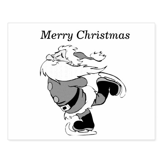 Sinterklaas Roeststempel 4x5 Rubberstempel (Afrduk)