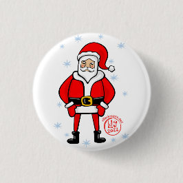 Sinterklaas Ronde Button 3,2 Cm
