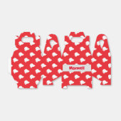 Sinterklaas rood bedankdoosjes (Uitgevouwen)