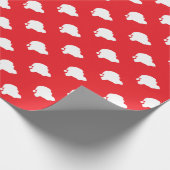 Sinterklaas rood cadeaupapier (Hoek)