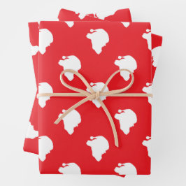 Sinterklaas rood inpakpapier vel