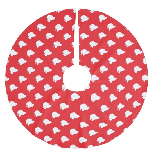 Sinterklaas rood kerstboom rok (Voorkant)