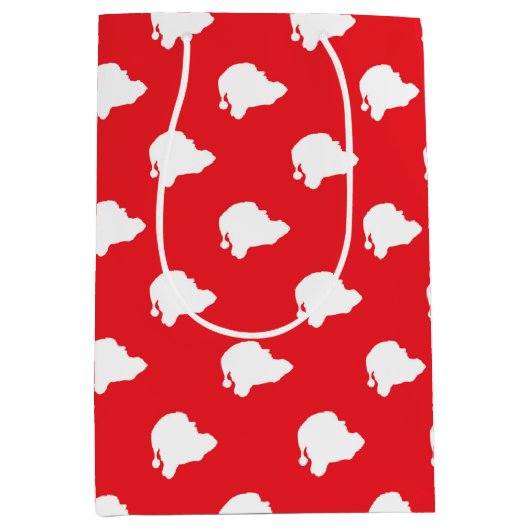 Sinterklaas rood medium cadeauzakje (Voorkant)