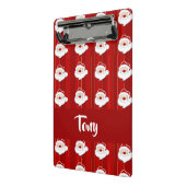 Sinterklaas rood patroon mini klembord (Angled2)