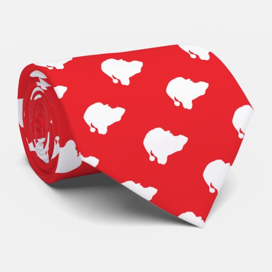 Sinterklaas rood stropdas (Opgerold)