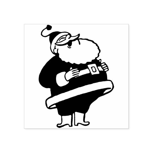 Sinterklaas Rubber Stamp Rubberstempel (Afrduk)