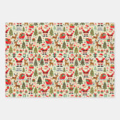 Sinterklaas Rudolph de rode neus rendier juichen Inpakpapier Vel (Voorkant 2)