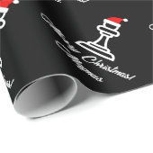 Sinterklaas schaakpion Kerstvakantie Cadeaupapier (Rol Hoek)