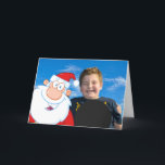 Sinterklaas Selfie Foto Feestdagen Kaart<br><div class="desc">Een cartoon Sinterklaas selfie of fotobom afbeelding voor uw foto-wenskaart. Werkt het beste als je een foto maakt van je geliefde die aan de zijkant van je ingelijste opname staat.</div>