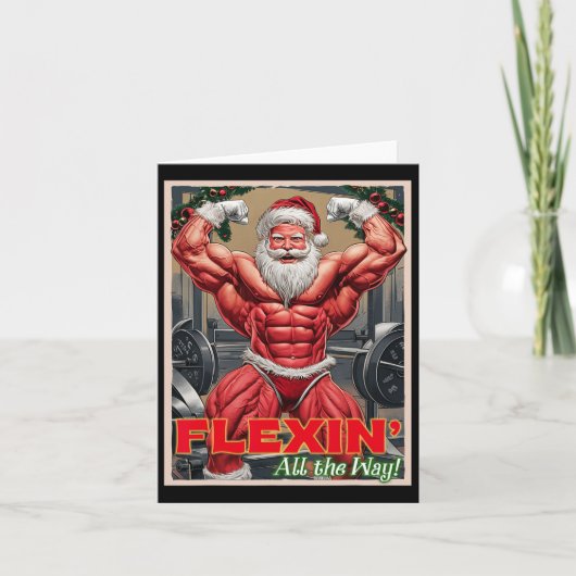 Sinterklaas Sinterklaas Flexin helemaal pomp G Kaart (Voorkant)