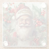 Sinterklaas Sinterklaas Kerstmis Glazen Onderzetter (Achterkant)