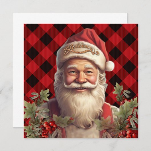 Sinterklaas Sinterklaas Kerstmis Kaart (Voorkant / Achterkant)