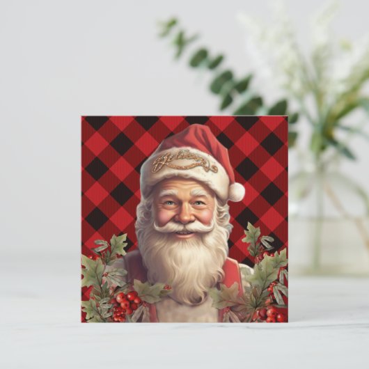 Sinterklaas Sinterklaas Kerstmis Kaart (Staand voorkant)