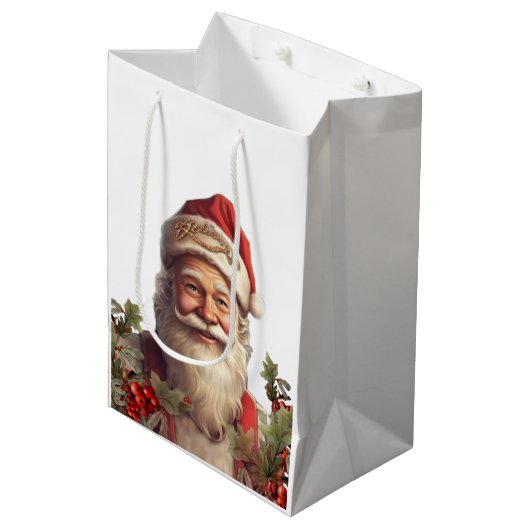 Sinterklaas Sinterklaas Kerstmis Medium Cadeauzakje (Voorkant Gekanteld)