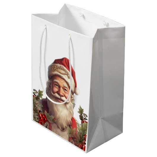 Sinterklaas Sinterklaas Kerstmis Medium Cadeauzakje (Achterkant Gekanteld)