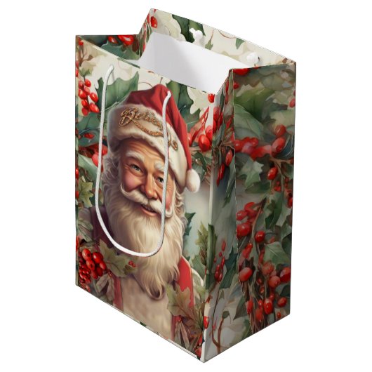 Sinterklaas Sinterklaas Kerstmis Medium Cadeauzakje (Voorkant Gekanteld)