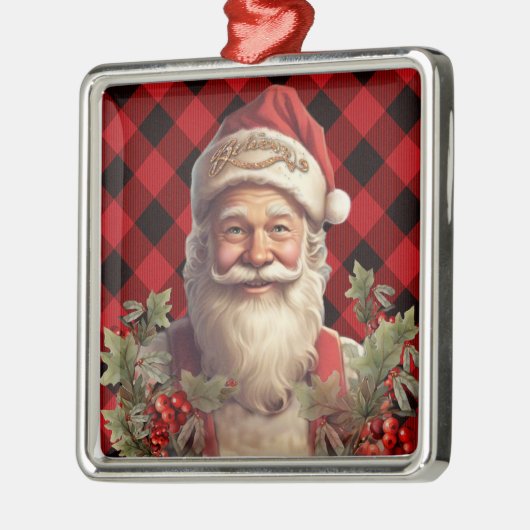 Sinterklaas Sinterklaas Kerstmis Metalen Ornament (Links)