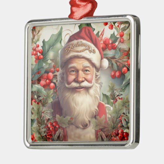 Sinterklaas Sinterklaas Kerstmis Metalen Ornament (Links)