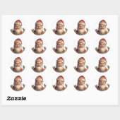 Sinterklaas Sinterklaas Kerstmis Ronde Sticker (Vel)