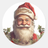 Sinterklaas Sinterklaas Kerstmis Ronde Sticker (Voorkant)