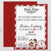 Sinterklaas Sinterklaas Nice lijst Feestdagenkaart (Voorkant / Achterkant)