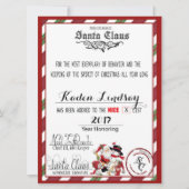 Sinterklaas Sinterklaas Nice lijst Feestdagenkaart (Voorkant)