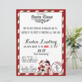 Sinterklaas Sinterklaas Nice lijst Feestdagenkaart (Staand voorkant)