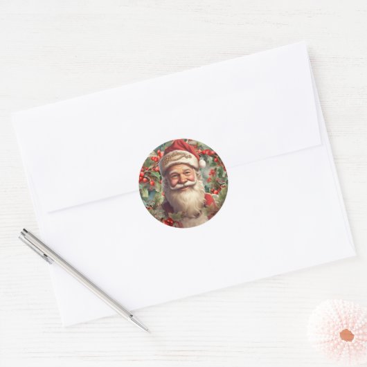Sinterklaas Sinterklaas Ronde Sticker (Envelop)