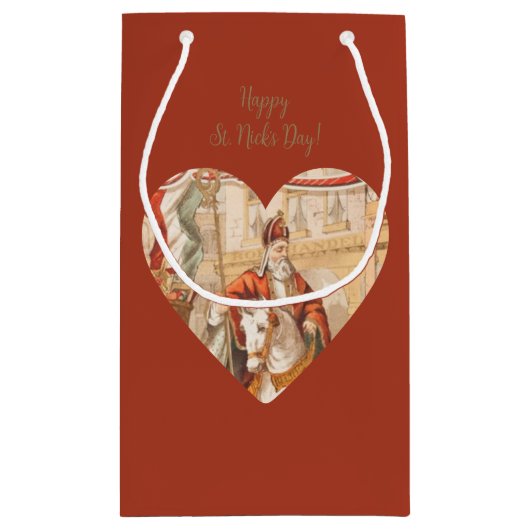 Sinterklaas Sinterklaas St. Nick's Day Klein Cadeauzakje (Achterkant)