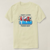 Sinterklaas slaapt op Progress Bar T-shirt (Design voorkant)