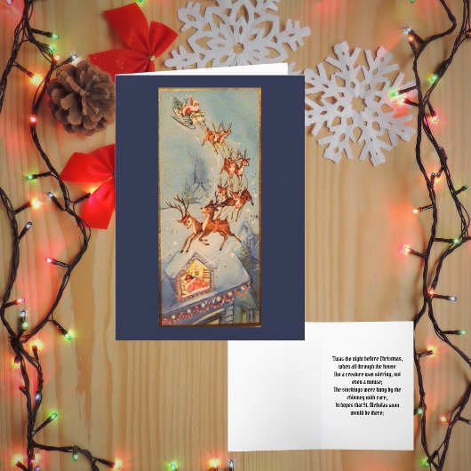  Sinterklaas-slees Feestdagen Kaart