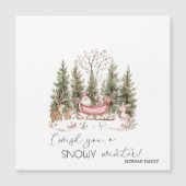 Sinterklaas, Sleigh, Cadeaus Forest Christmas (Voorkant)