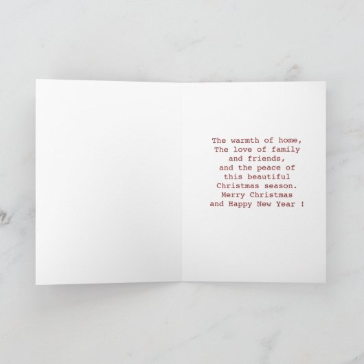 Sinterklaas, Sleigh, Cadeaus Forest Feestdagen Kaart (Binnen)