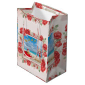 Sinterklaas Sneeuw Medium Cadeauzakje (Voorkant Gekanteld)