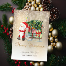 Sinterklaas, Sneeuwflakes-vakantiekaart