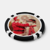 Sinterklaas Sneeuwman Winterkerst Poker Chips (Enkel)