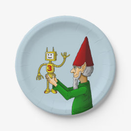 Sinterklaas' speelgoedmaker presenteert de nieuwe  papieren bordje