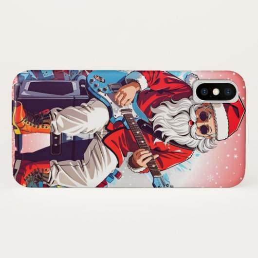 Sinterklaas speelt gitaar Case-Mate iPhone case (Achterkant (horizontaal))