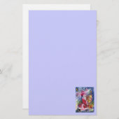 SINTERKLAAS SPELEN HARP Kerstmis Nachtblauw Briefpapier (Voorkant / Achterkant)