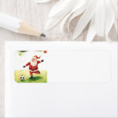 Sinterklaas spelen Voetbal Kerst veld Etiket (Insitu)