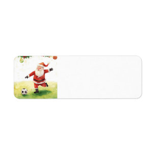 Sinterklaas spelen Voetbal Kerst veld Etiket