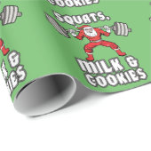 Sinterklaas - Squats, Melk en Cookies Cadeaupapier (Rol Hoek)