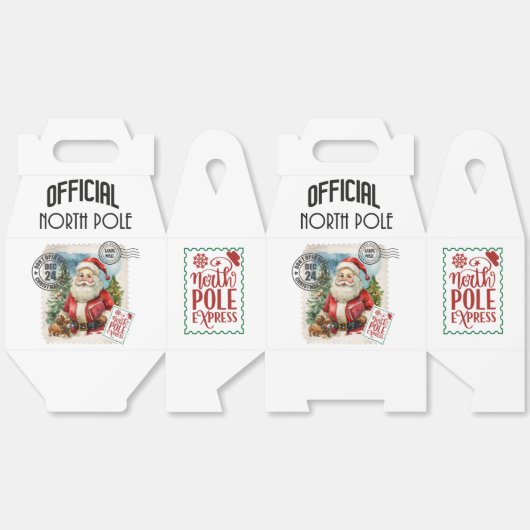  Sinterklaas Stempel Papier Favoriete Doos Bedankdoosjes (Ongevouwen)