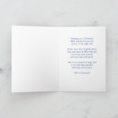 Sinterklaas Sterrennacht Aangepaste tekst Kaart (Binnen)