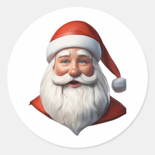 Sinterklaas Sticker | Kerstman Santa Stickers (Voorkant)