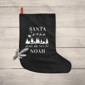 Sinterklaas, stop hier alsjeblieft voor Kerstmis. Kleine Kerstsok